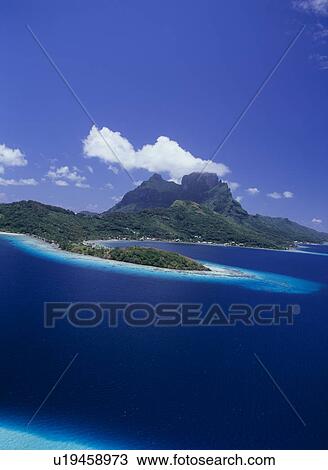 Stock Image - Bora Bora Island. Fotosearch