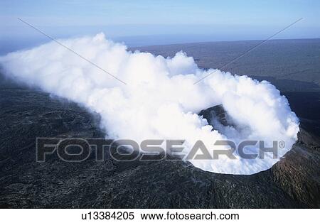 Kilauea Volcano View Large Photo Image Stock Photography - Kilauea Volcano. Fotosearch