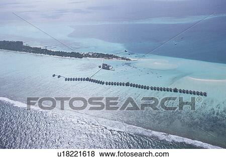 Stock Photo - White Sands Resort Aerial Photographing. Fotosearch
