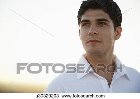 Portrait of young man View Large Photo Image Stock Image - Portrait of young man. Fotosearch