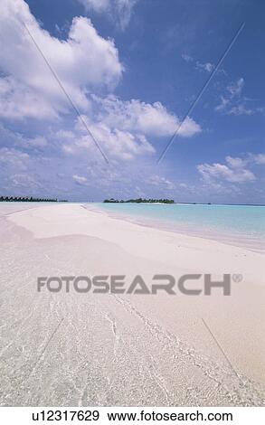 Stock Photo - A Sandbar And A Beach. Fotosearch