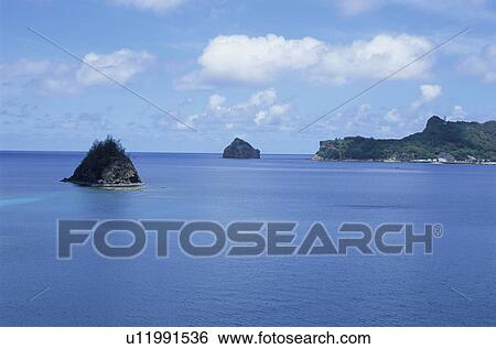 The Sea And An Island View Large Photo Image Stock Photograph - The Sea And An Island. Fotosearch