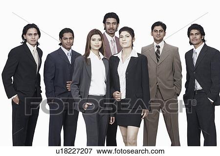 Group of business executives smiling View Large Photo Image Stock Photo - Group of business executives smiling. Fotosearch