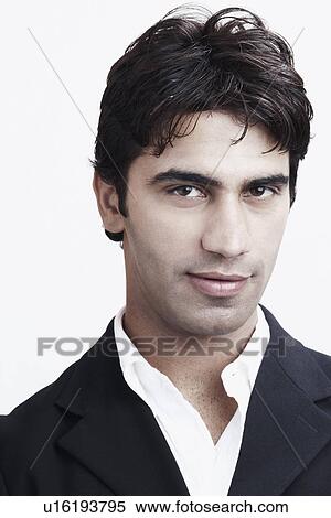 Stock Photography - Portrait of a young man. Fotosearch