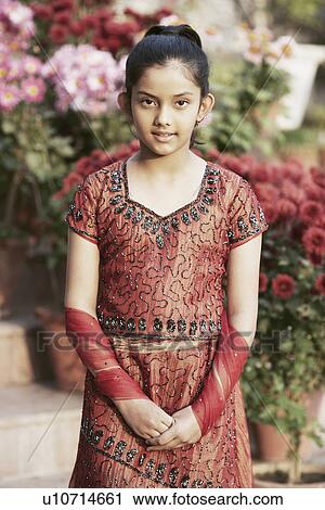 Portrait of a girl smiling View Large Photo Image Stock Image - Portrait of a girl smiling. Fotosearch