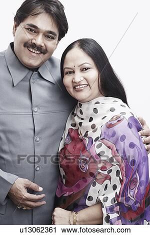 Portrait of a mature couple smiling View Large Photo Image Stock Image - Portrait of a mature couple smiling. Fotosearch