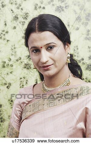 Stock Photo - Portrait of a mature woman smiling. Fotosearch