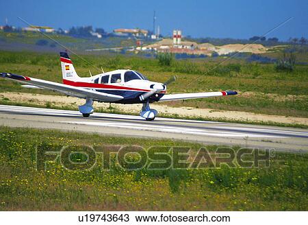 Stock Image - Transport, Transportation, Air, Air transport, Plane, Airplane, Aeroplane. Fotosearch