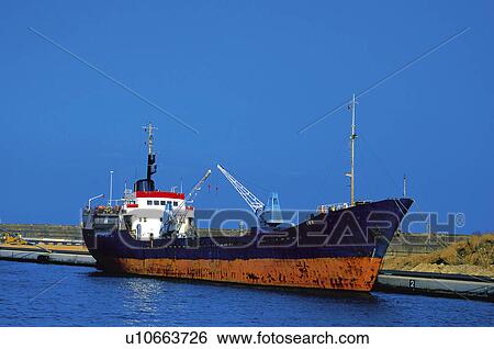Stock Photograph - Transport, Transportation, Sea Transport, Ship, Boat, Tanker, Merchant. Fotosearch