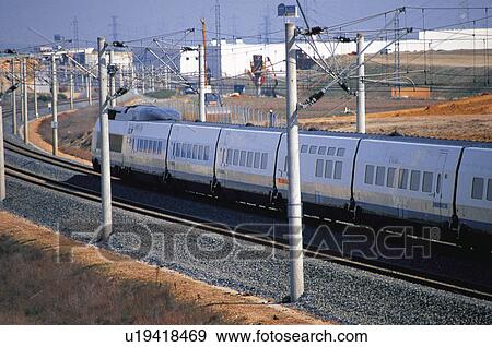 Stock Photo - Transport, Transportation, Train, Trains, Coach, Coaches, Carriage. Fotosearch