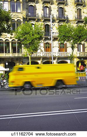 Picture - Transport, Transportation, Urban transport, Urban transportation, Security, Armour plated, Armor plated. Fotosearch