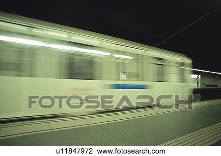 Stock Image - Transport, Transportation, Urban transport, Urban transportation, Public transport, Public Transportation, Subway. Fotosearch