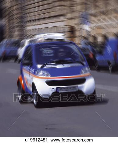 Stock Image - Transport, Transportation, Urban transport, Urban transportation, Car, Automobile, Movement. Fotosearch