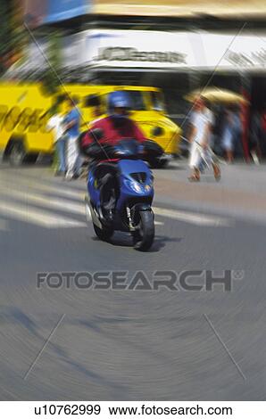 Transport, Transportation, Urban transport, Urban transportation, Motorbike, Street, City View Large Photo Image Stock Photo - Transport, Transportation, Urban transport, Urban transportation, Motorbike, Street, City. Fotosearch