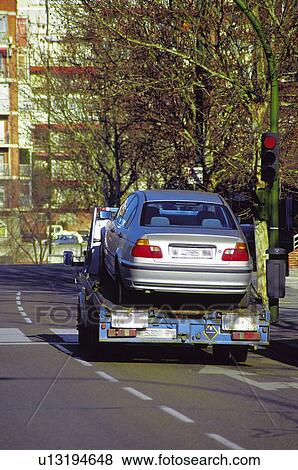 Transport, Transportation, Urban transport, Urban transportation, Tow truck, Towing vehicle, Breakdown View Large Photo Image Stock Photo - Transport, Transportation, Urban transport, Urban transportation, Tow truck, Towing vehicle, Breakdown. Fotosearch
