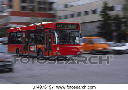Transport, Transportation, Urban transport, Urban transportation, Public transport, Public Transportation, Bus View Large Photo Image Stock Photo - Transport, Transportation, Urban transport, Urban transportation, Public transport, Public Transportation, Bus. Fotosearch