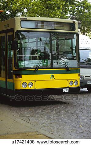 Stock Photo - Transport, Transportation, Urban transport, Urban transportation, Public transport, Public Transportation, Bus. Fotosearch