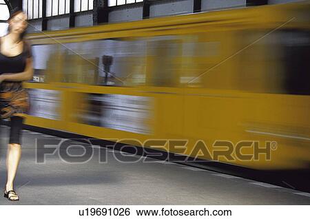 Stock Photograph - Transport, Transportation, Urban transport, Urban transportation, Public transport, Public Transportation, Subway. Fotosearch