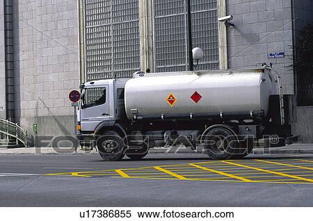 Stock Photography - Transport, Transportation, Urban transport, Urban transportation, Lorry, Truck, Tanker. Fotosearch