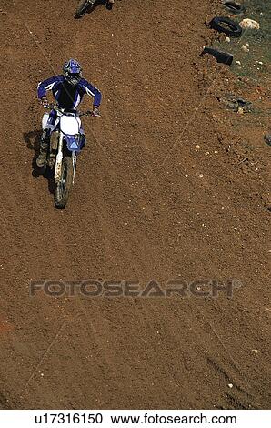Stock Image - Sport, Motor, Motorbike, Motorbike sport, Motorbike sports, Bike, Race. Fotosearch