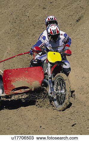 Stock Image - Sport, Motor, Motorbike, Motorbike sport, Motorbike sports, Bike, Tyre. Fotosearch