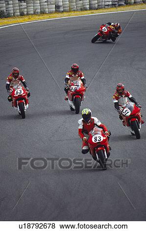 Stock Photo - Sport, Motor, Motorbike, Motorbikes, Motorbike sport, Motorbike sports, Bike. Fotosearch