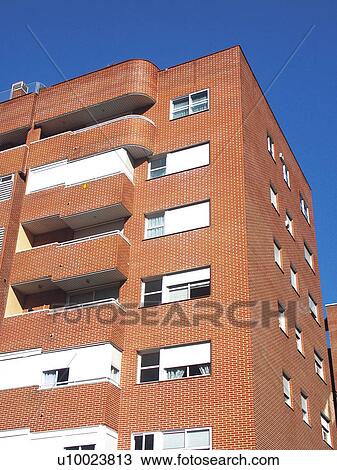 Building, Buildings, Architecture, Modern architecture, Window, Windows, Block of flats View Large Photo Image Stock Image - Building, Buildings, Architecture, Modern architecture, Window, Windows, Block of flats. Fotosearch