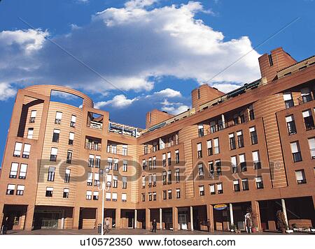 Building, Buildings, Architecture, Modern architecture, Window, Windows, Block of flats View Large Photo Image Stock Image - Building, Buildings, Architecture, Modern architecture, Window, Windows, Block of flats. Fotosearch