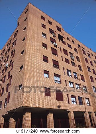 Building, Buildings, Architecture, Modern architecture, Window, Windows, Block of flats View Large Photo Image Stock Image - Building, Buildings, Architecture, Modern architecture, Window, Windows, Block of flats. Fotosearch