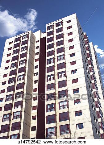 Building, Buildings, Architecture, Modern architecture, Window, Windows, Block of flats View Large Photo Image Stock Image - Building, Buildings, Architecture, Modern architecture, Window, Windows, Block of flats. Fotosearch
