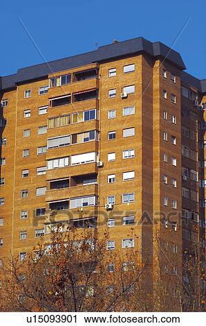 Building, Buildings, Architecture, Modern architecture, Window, Windows, Block of flats View Large Photo Image Stock Image - Building, Buildings, Architecture, Modern architecture, Window, Windows, Block of flats. Fotosearch
