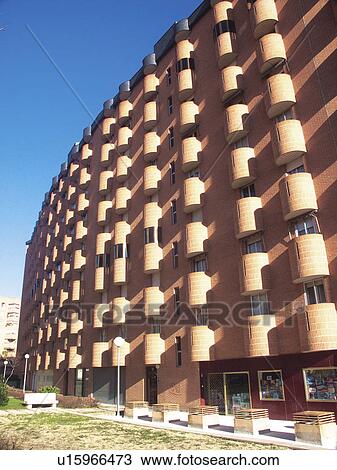 Building, Buildings, Architecture, Modern architecture, Window, Windows, Block of flats View Large Photo Image Stock Image - Building, Buildings, Architecture, Modern architecture, Window, Windows, Block of flats. Fotosearch