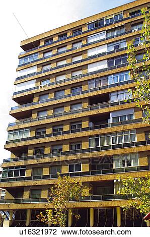 Building, Buildings, Architecture, Modern architecture, Window, Windows, Block of flats View Large Photo Image Stock Image - Building, Buildings, Architecture, Modern architecture, Window, Windows, Block of flats. Fotosearch