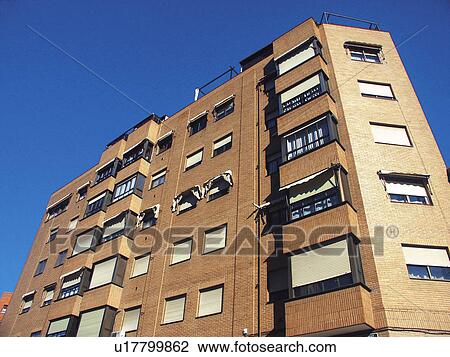 Building, Buildings, Architecture, Modern architecture, Window, Windows, Block of flats View Large Photo Image Stock Image - Building, Buildings, Architecture, Modern architecture, Window, Windows, Block of flats. Fotosearch