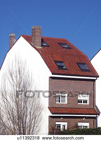 Building, Buildings, Architecture, Modern architecture, Window, Windows, Single family View Large Photo Image Stock Photo - Building, Buildings, Architecture, Modern architecture, Window, Windows, Single family. Fotosearch