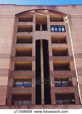 Building, Buildings, Architecture, Modern architecture, Window, Windows, Block of flats View Large Photo Image Stock Photo - Building, Buildings, Architecture, Modern architecture, Window, Windows, Block of flats. Fotosearch