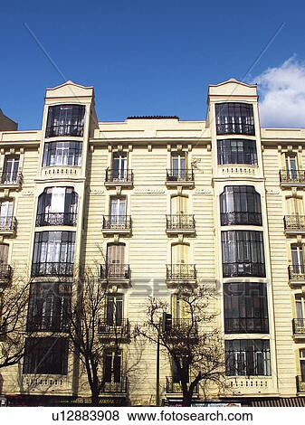 Building, Buildings, Architecture, Modern architecture, Window, Windows, Block of flats View Large Photo Image Stock Photo - Building, Buildings, Architecture, Modern architecture, Window, Windows, Block of flats. Fotosearch
