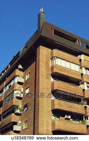 Building, Buildings, Architecture, Modern architecture, Window, Windows, Block of flats View Large Photo Image Stock Photo - Building, Buildings, Architecture, Modern architecture, Window, Windows, Block of flats. Fotosearch