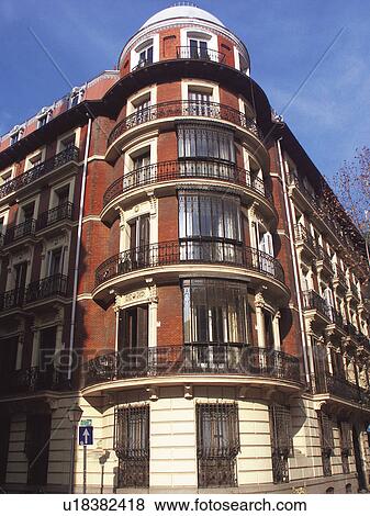 Building, Buildings, Architecture, Modern architecture, Window, Windows, Block of flats View Large Photo Image Stock Photo - Building, Buildings, Architecture, Modern architecture, Window, Windows, Block of flats. Fotosearch
