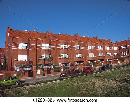Building, Buildings, Architecture, Modern architecture, Window, Windows, Terraced house View Large Photo Image Stock Photography - Building, Buildings, Architecture, Modern architecture, Window, Windows, Terraced house. Fotosearch