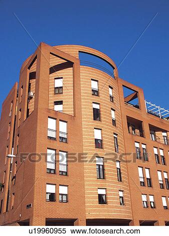 Building, Buildings, Architecture, Modern architecture, Window, Windows, Block of flats View Large Photo Image Stock Photography - Building, Buildings, Architecture, Modern architecture, Window, Windows, Block of flats. Fotosearch