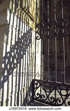 Urban, Interior, Iron gate, Grating, Grille, Shadow, Iron View Large Photo Image Stock Photograph - Urban, Interior, Iron gate, Grating, Grille, Shadow, Iron. Fotosearch