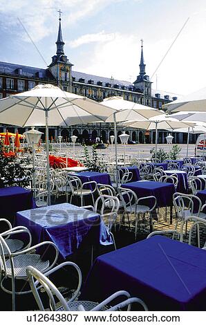 Urban, Restaurant, Table, Tables, Chair, Chairs, Tablecloth View Large Photo Image Stock Photo - Urban, Restaurant, Table, Tables, Chair, Chairs, Tablecloth. Fotosearch