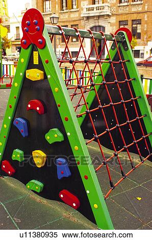Urban, Urban details, Park, Childrens playground, Playground, Ground, Children View Large Photo Image Stock Photography - Urban, Urban details, Park, Childrens playground, Playground, Ground, Children. Fotosearch