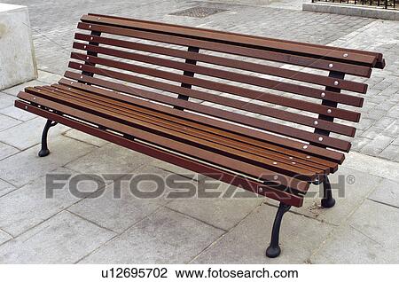 Stock Image - Urban, Urban details, Street, Street furniture, Paved, Paving, Floor. Fotosearch