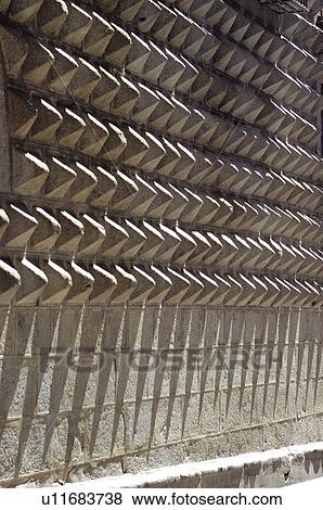 Stock Photo - Urban, Urban details, Wall, Relief, In relief, Stone. Fotosearch