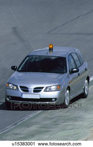 Stock Image - Sport, Motor, Car, Car sport, Racing, Racing car, Racetrack. Fotosearch