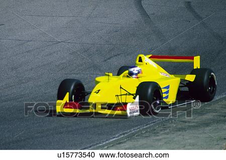 Stock Image - Sport, Motor, Car, Car sport, Racing, Racing car, Racetrack. Fotosearch