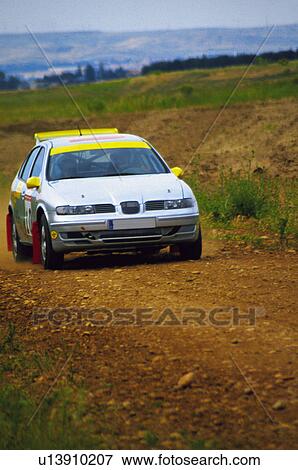 Stock Photo - Sport, Motor, Car, Car sport, Racing, Racing car, Racetrack. Fotosearch