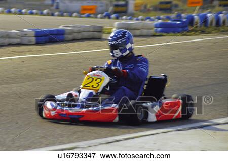 Stock Photo - Sport, Motor, Car, Car sport, Racing, Racing car, Racetrack. Fotosearch